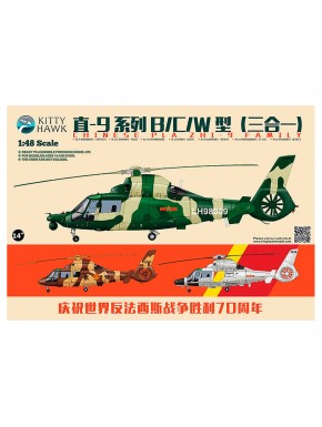 Maquette hélicoptère Zhi-9 PLAAF 1/48 de Kitty Hawk