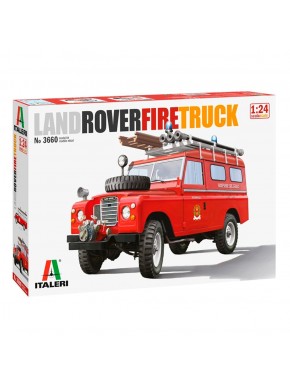 Caminhão de bombeiros Land Rover em escala ITALERI