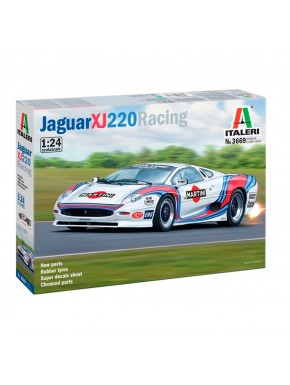 Caixa do kit de maquete Jaguar XJ220 Racing 1/24 da Italeri