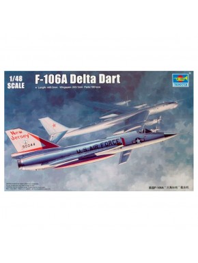 Maquete F-106A Delta Dart 1/48 da Trumpeter