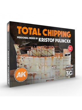 Set de peintures acryliques Kristof Pulinckx pour écaillage