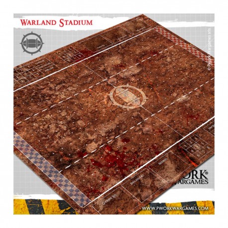 Tapis néoprène Warland Stadium Pwork Wargames