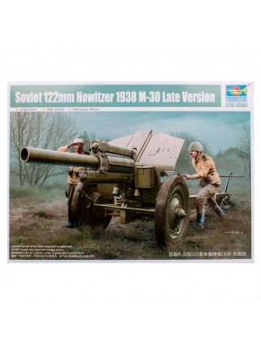 Modelo Howitzer soviético 122mm M-30 1/35 da Trumpeter