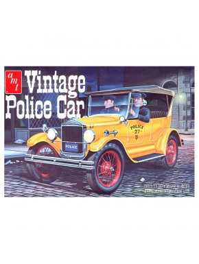 Maqueta de coche de policía vintage Ford T 1/25 de AMT