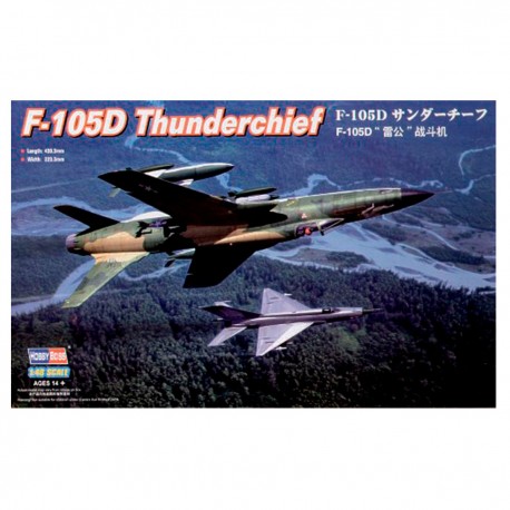Maqueta F-105D Thunderchief 1/48 de HobbyBoss
