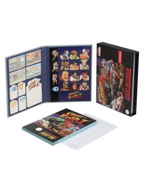Carnet Street Fighter A5 avec notes adhésives et autocollants