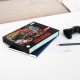 Carnet Street Fighter A5 avec notes adhésives et autocollants