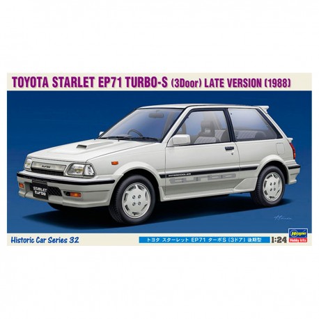 Maquete 1/24 Toyota Starlet EP71 Turbo-S Hasegawa