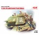 Kit modèle de char T-34-76 avec soldats soviétiques échelle 1:35