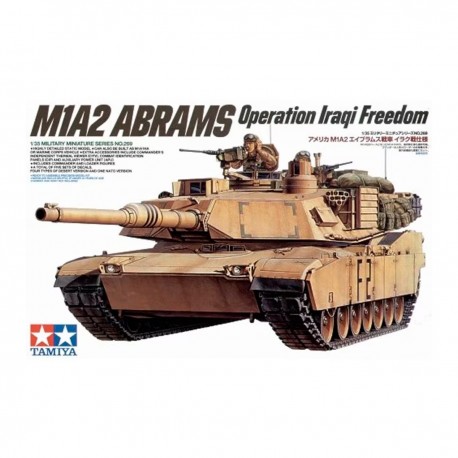 Maquette M1A2 Abrams 1/35 Tamiya couleur sable