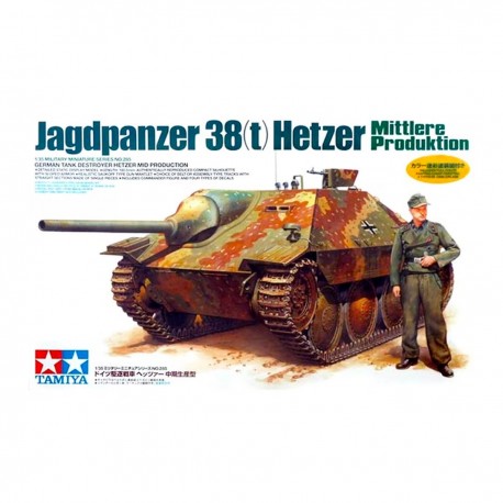 Maquette de char Jagdpanzer 38(t) Hetzer de Tamiya
