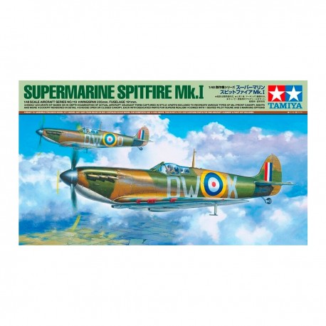 Kit d'assemblage Tamiya Supermarine Spitfire Mk.I à l'échelle 1/48