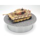 Plateforme tournante grise Tamiya avec modèles réduits