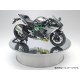 Plateforme tournante grise Tamiya avec modèles réduits