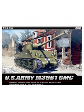 Maquette U.S. Army M36B1 GMC 1/35 d'Academy, char vert