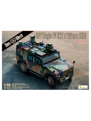 Modelo escala 1/35 do veículo GFF Eagle IV com detalhes