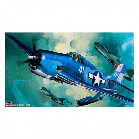 Maquette à l'échelle F6F-3/5 Hellcat par Hasegawa