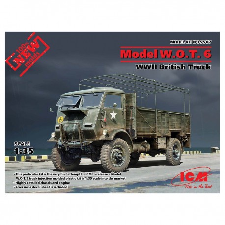 Modelo W.O.T. 6 Caminhão Britânico WWII escala 1:35