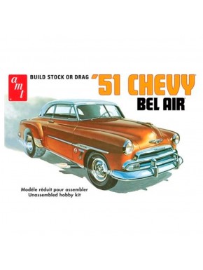 Kit de modelo a escala 1951 Chevy Bel Air AMT