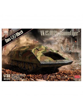 Caixa do modelo Rammtiger VK45.01(P) em escala 1:35