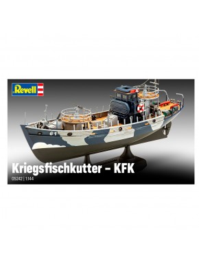 Maquette Kriegsfischkutter KFK échelle 1:144