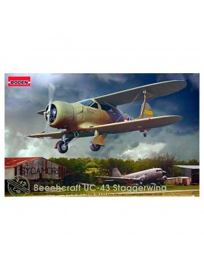 Maquette Beechcraft UC-43 Staggerwing échelle 1/48 par Roden