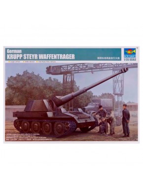 Maquete German Krupp Steyr Waffenträger 1/35 da Trumpeter