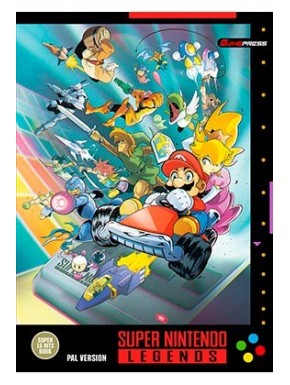 Couverture du livre Super Nintendo Legends avec personnages de Nintendo