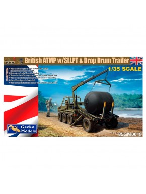Modèle à l'échelle ATMP britannique avec SLLPT et remorque