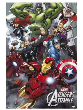 Póster Vengadores Marvel Avengers Assemble 61 x 91 cm