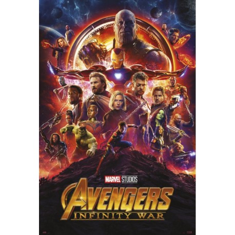 Affiche de Avengers Infinity War 61 x 91 cm