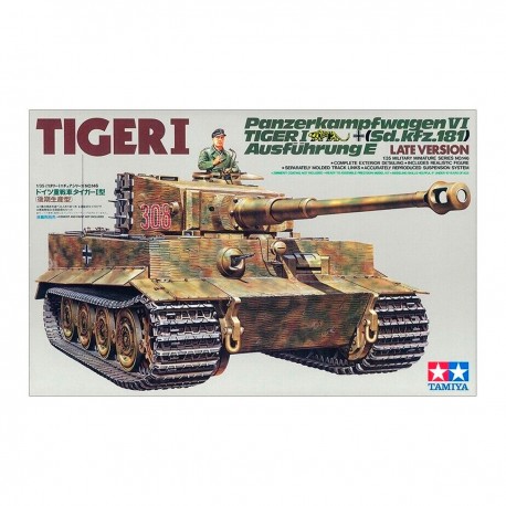 Kit de maquette Tiger I Version Tardive Tamiya