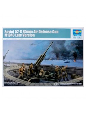 Canhão antiaéreo 52-K 85mm 1943 modelo Trumpeter