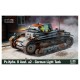 Modelo de tanque ligero alemán Pz.Kpfw. II Ausf. A2 a escala 1/35