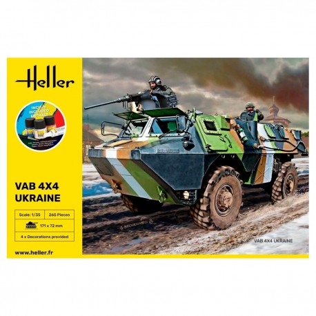 Kit modélisme Heller 57130 VAB 4X4 Ukraine 1/35