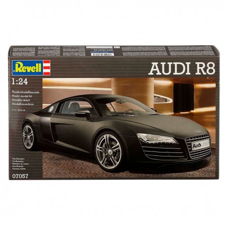 Maqueta de coche Audi R8 negro 1/24 de Revell