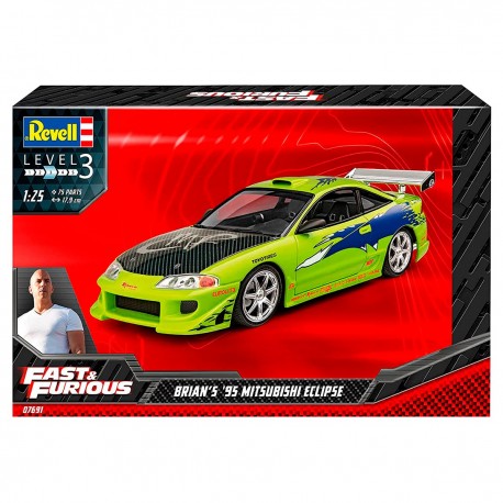 Kit de maquete do Mitsubishi Eclipse de Fast & Furious, Revell
