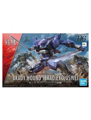 Maquette HG 1/72 Brady Hound de Bandai en pose dynamique