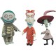 Set Figuras Deluxe Lock, Shock y Barrel Pesadilla Antes de Navidad
