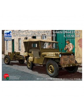 Modèle à l'échelle GPW 1/4 avec canon M3A1 de Bronco