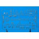 Kit de modelo de avião Bf 109G-10 Erla 1/48 Eduard