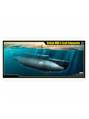 Maquette à l'échelle 1/35 du sous-marin britannique HMS X-Craft