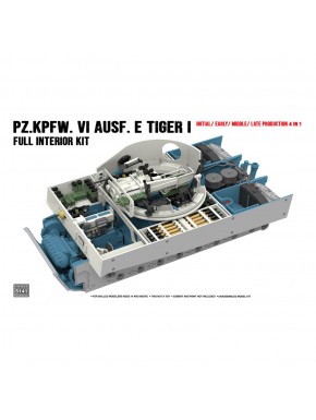 Kit intérieur Tiger I 1/35 initial à tardif