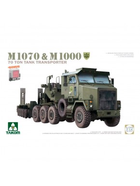 Modèle à l'échelle 1/72 du transporteur de char M1070 & M1000