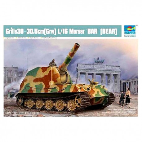 Maquete Grille 30-30,5cm Morser BAR Trumpeter
