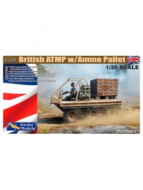 Modèle ATMP britannique avec palette de munitions à l'échelle 1/35