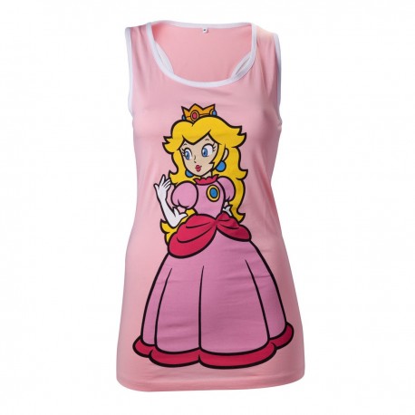 Camiseta Chica tirantes Princesa Peach