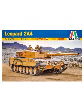 Maquete de tanque Leopard 2A4 Italeri 1/35