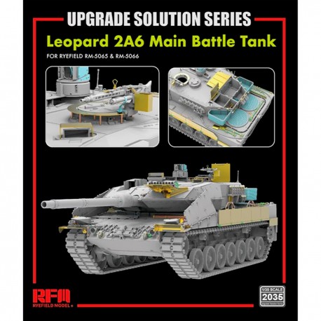 Kit de mise à niveau pour Leopard 2A6 par Rye Field Model