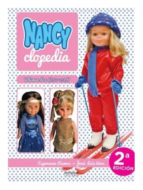 Capa de Nancyclopedia Volume 02 com bonecas Nancy